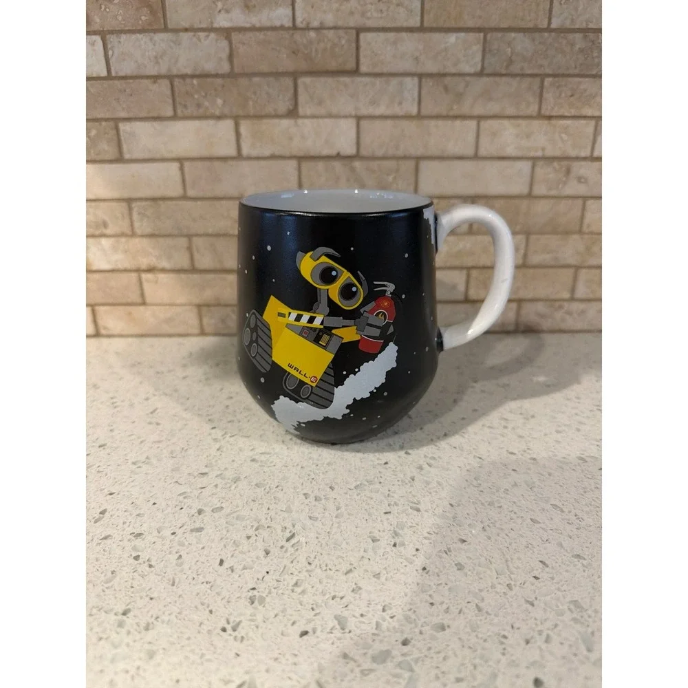 Disney Coffee Mug - WALL-E And E.V.E new - Picture 2 of 2